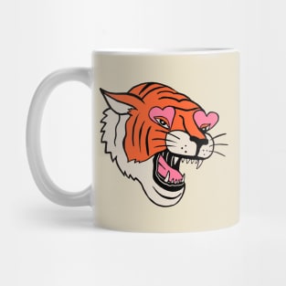 Tiger Heart Eyes Mug